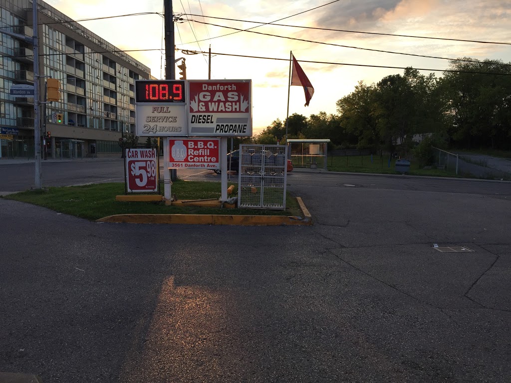 Danforth Gas & Wash | 3561 Danforth Ave, Scarborough, ON M1L 1E3, Canada | Phone: (416) 699-0638