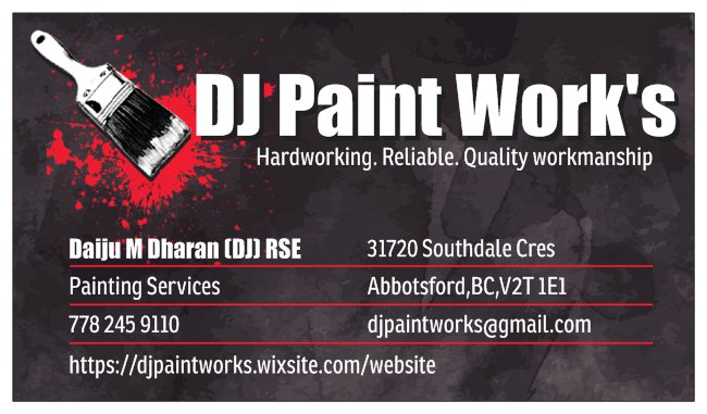 Dj Painting Works | 31720 Southdale Crescent, Abbotsford, BC V2T 1E1, Canada | Phone: (778) 245-9110