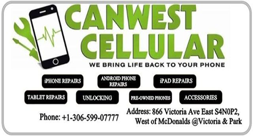 Canwest Cellular | 866 Victoria Ave E, Regina, SK S4N 0P2, Canada | Phone: (306) 559-0777