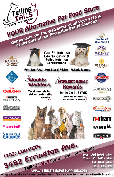 Telling Tails | 3482 Errington Ave, Chelmsford, ON P0M 1L0, Canada | Phone: (705) 588-7387