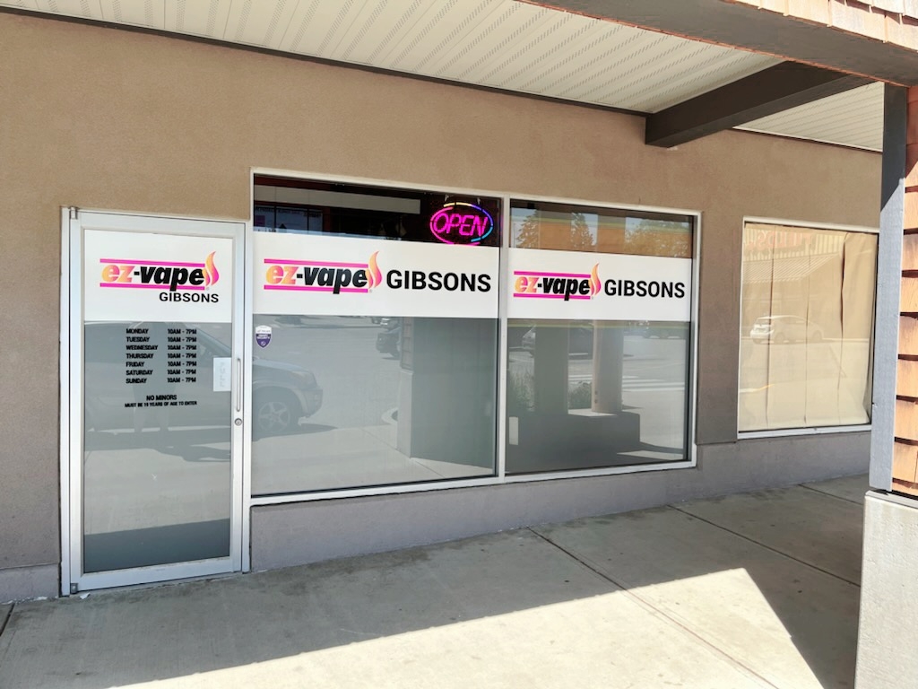 EZ-Vape Gibsons | 1100 Sunshine Coast Hwy #116, Gibsons, BC V0N 1V7, Canada | Phone: (604) 840-1411