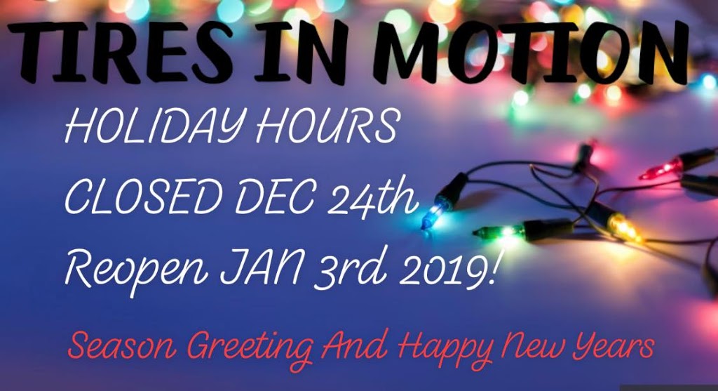 Tires in Motion | 2925 58 Ave SE, Calgary, AB T2C 0B4, Canada | Phone: (403) 250-1188