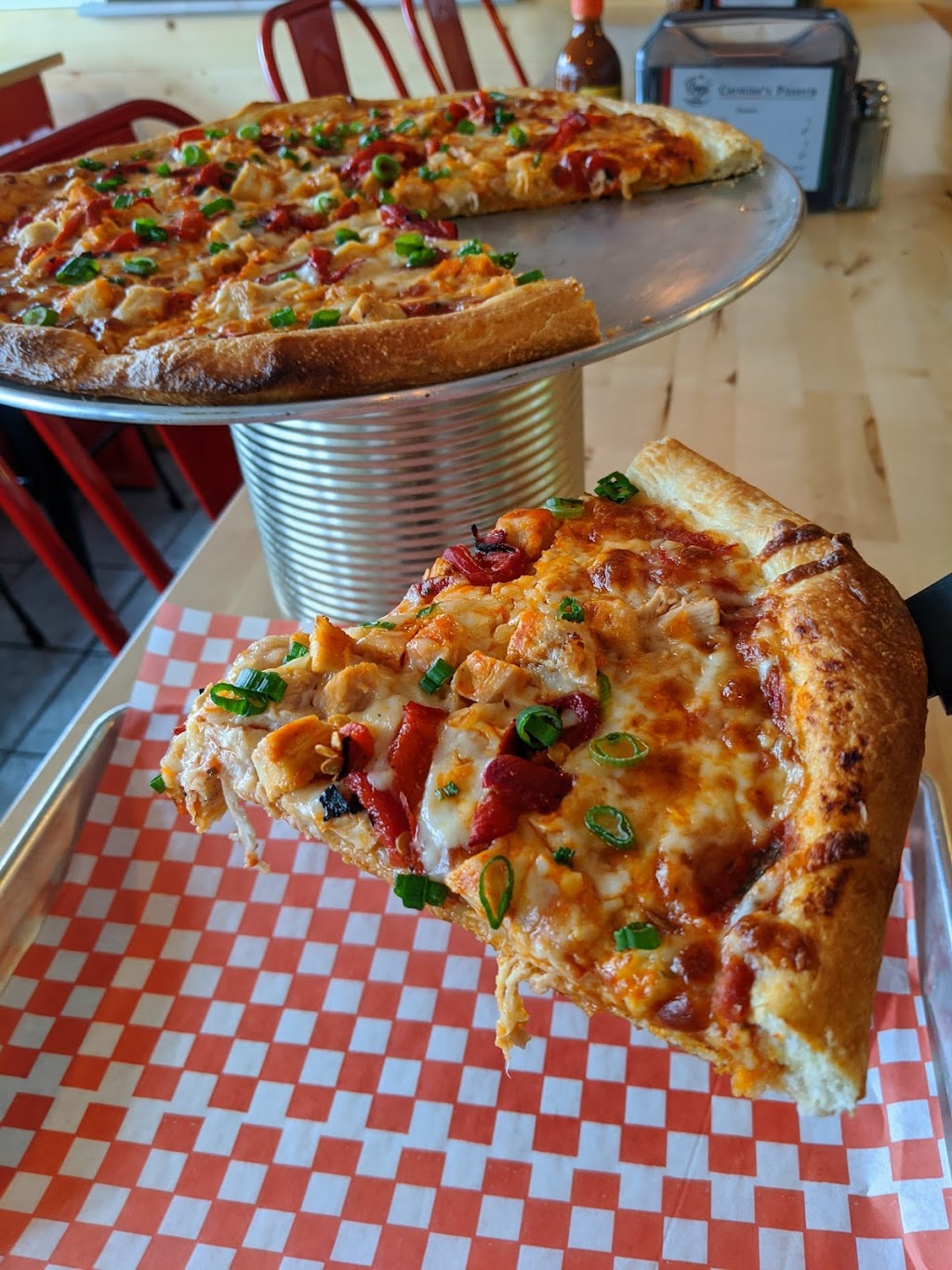 Carmines Pizzeria - North | 390 Northmount Dr NW, Calgary, AB T2K 3H5, Canada | Phone: (403) 457-8885
