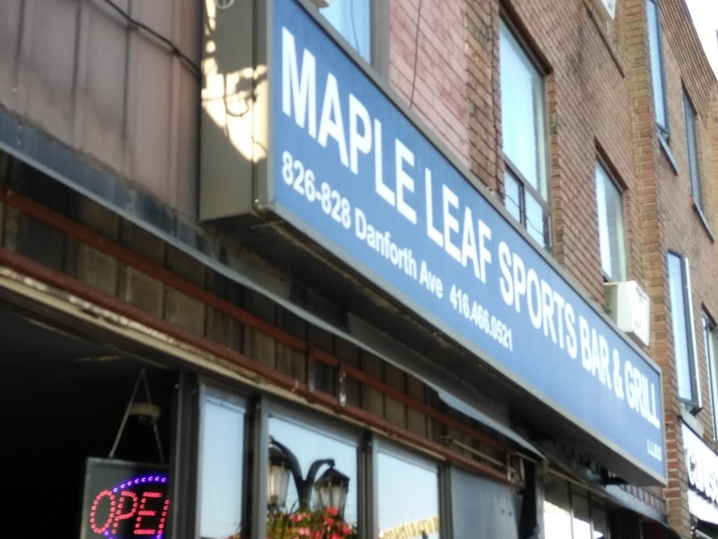 Mapleleaf Sports Bar & Grill | 828 Danforth Ave, Toronto, ON M4J 1L6, Canada | Phone: (416) 466-0521