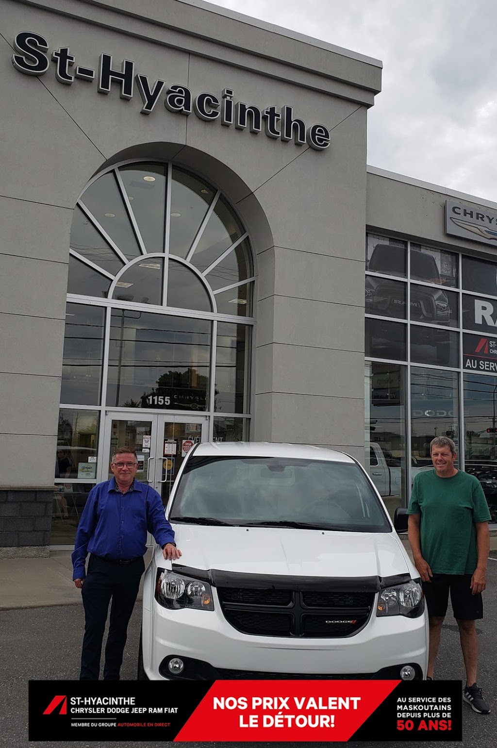 St-Hyacinthe Chrysler Jeep Dodge Inc. | 1155 Boulevard Choquette, Saint-Hyacinthe, QC J2S 0C4, Canada | Phone: (450) 773-8551