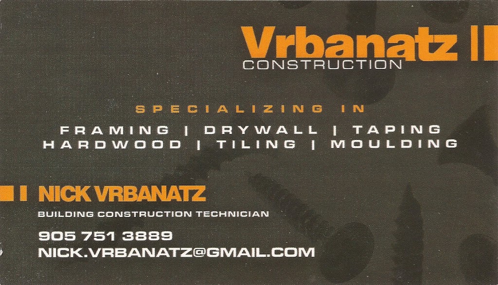 Vrbanatz Construction | 60 Ardill Crescent, Aurora, ON L4G 5S7, Canada | Phone: (905) 751-3889