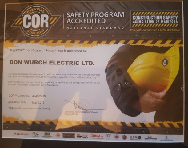 Don Wurch Electric | 80 Marygrove Crescent, Winnipeg, MB R3Y 1M2, Canada | Phone: (204) 999-1008