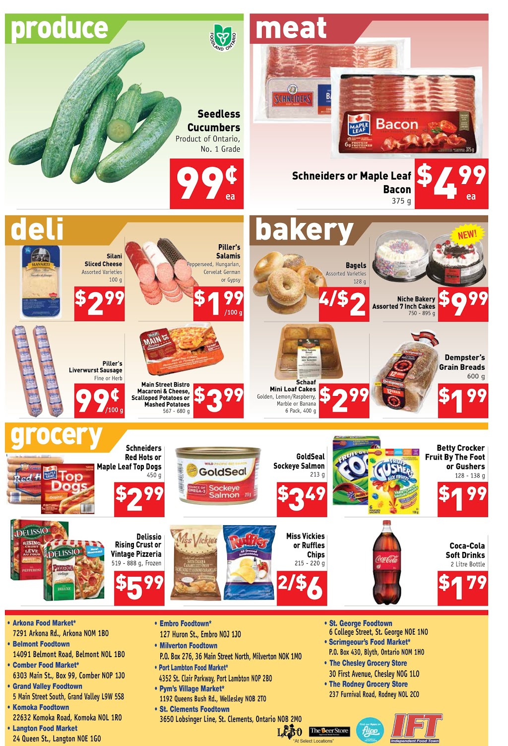 Pyms Village Market | 1192 Queens Bush Rd, Wellesley, ON N0B 2T0, Canada | Phone: (519) 656-2950
