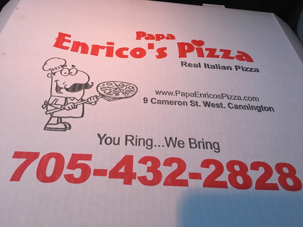 Papa Enricos Pizza | 9 Cameron St W, Cannington, ON L0E 1E0, Canada | Phone: (705) 432-2828