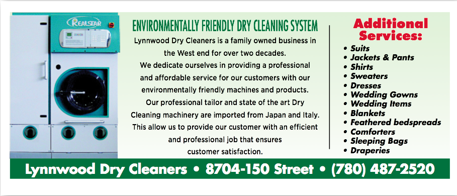 Lynnwood Dry Cleaners & Tailor /Eco Friendly Dry Cleaning | 8704 150 St NW, Edmonton, AB T5R 1E4, Canada | Phone: (780) 487-2520