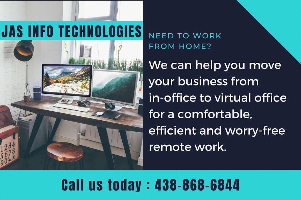 JAS Info Technologies | 19 Rue Pasteur, Notre-Dame-de-lÎle-Perrot, QC J7V 8Y7, Canada | Phone: (438) 868-6844