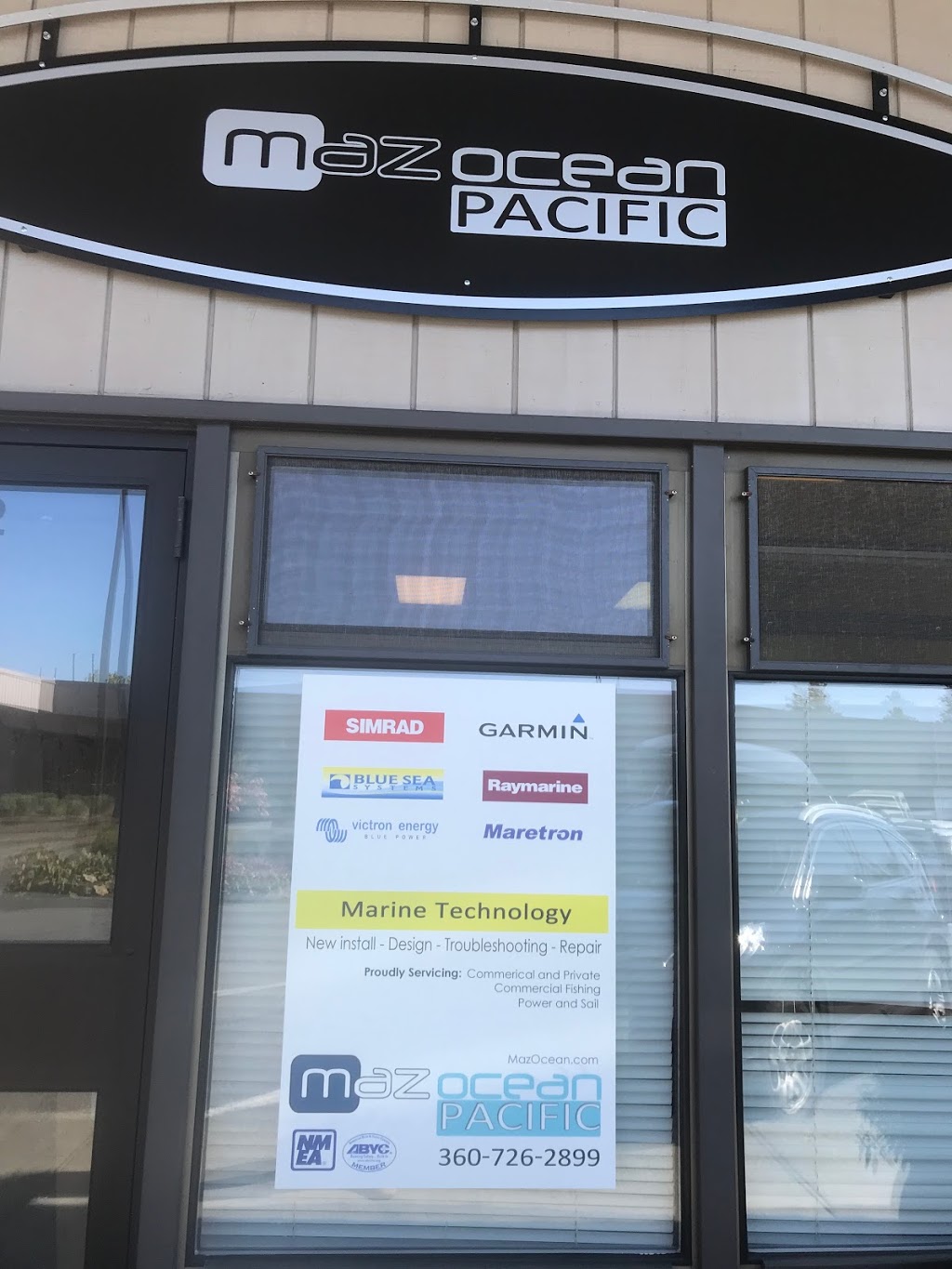 Maz Ocean Pacific | 2620 N Harbor Loop Dr Suite 12, Bellingham, WA 98225, USA | Phone: (360) 726-2899