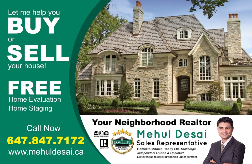 Mehul Desai, Real Estate Agent Brampton | 821 Bovaird Dr W Unit 31, Brampton, ON L6X 0T9, Canada | Phone: (647) 330-2134