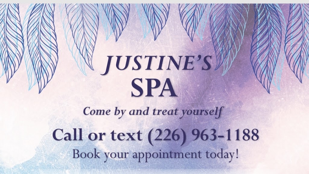 Justines Spa | 73 Hamilton St, Goderich, ON N7A 1R1, Canada | Phone: (226) 963-1188