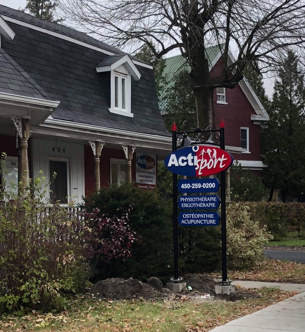 Physiothérapie Acti-Sport Marieville | 404 Rue Claude-De Ramezay, Marieville, QC J3M 1J6, Canada | Phone: (450) 259-0200
