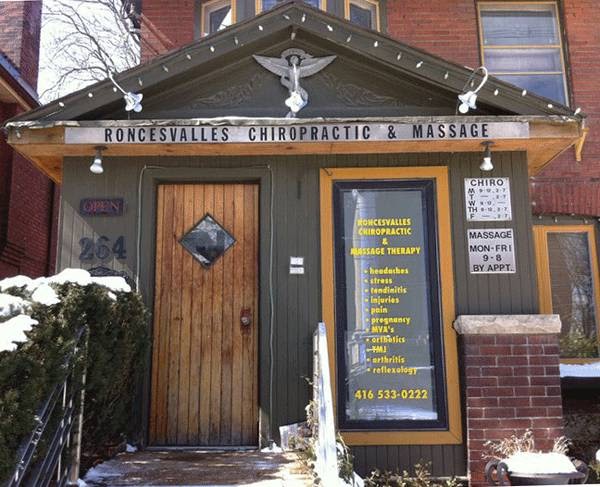 Roncesvalles Chiropractic And Massage 264 Roncesvalles Ave Toronto On M6r 2m1 Canada