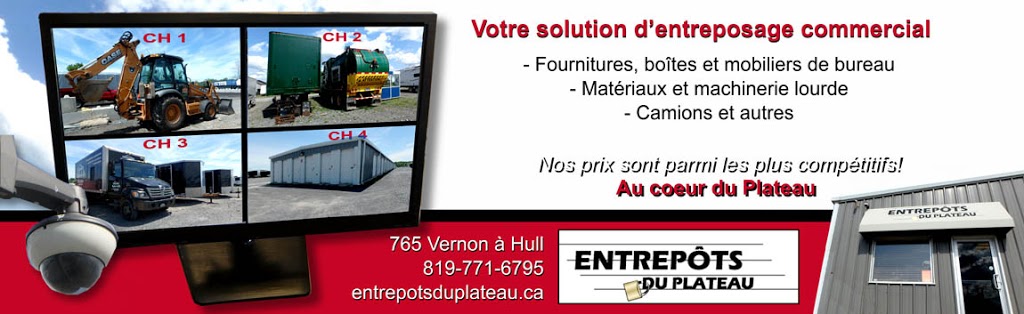 Entrepôts Du Plateau | 765 Rue de Vernon, Gatineau, QC J9J 3K4, Canada | Phone: (819) 771-6795