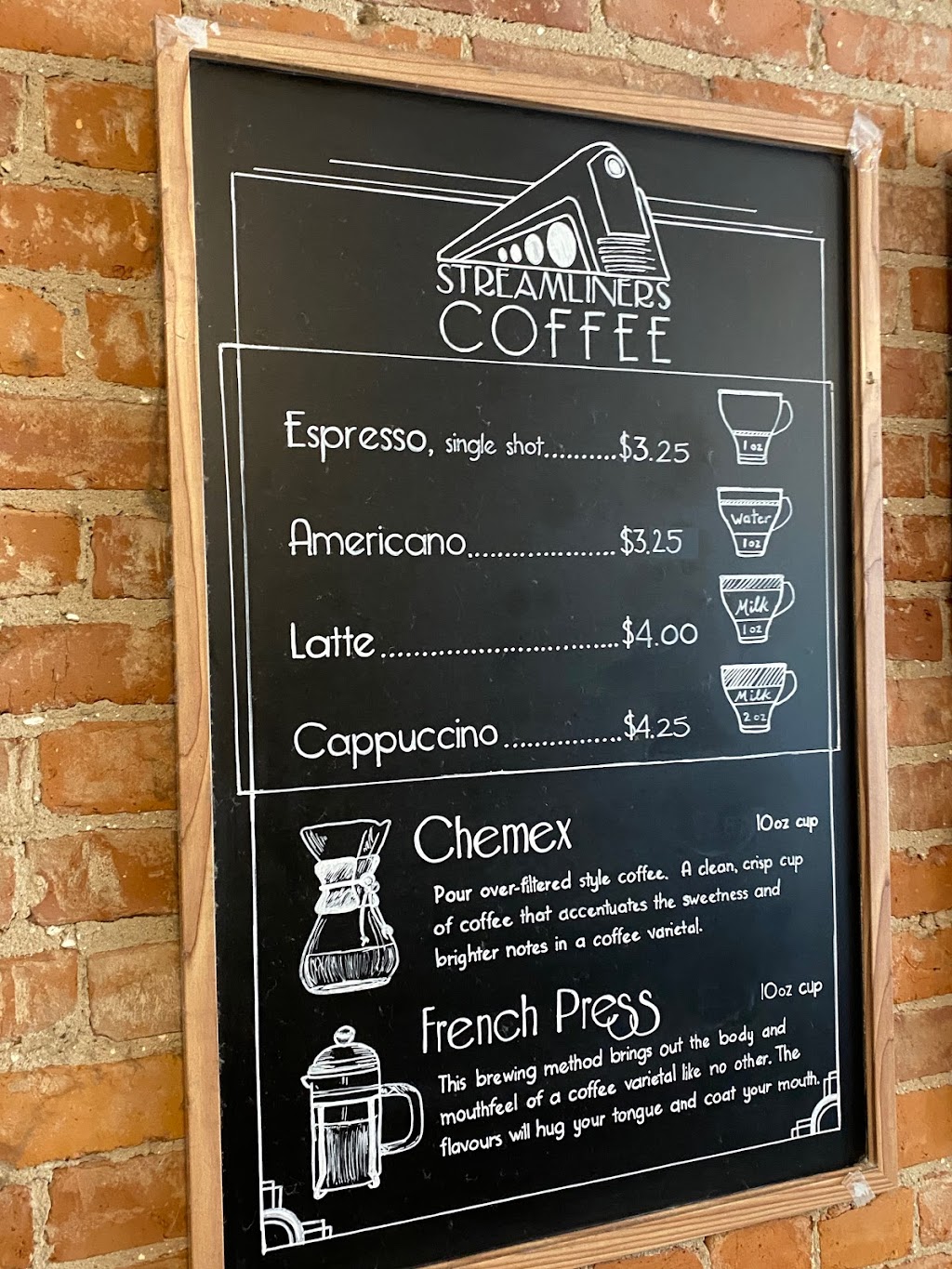 Streamliners Espresso Bar | 767 Talbot St, St Thomas, ON N5P 1E3, Canada | Phone: (519) 631-0999