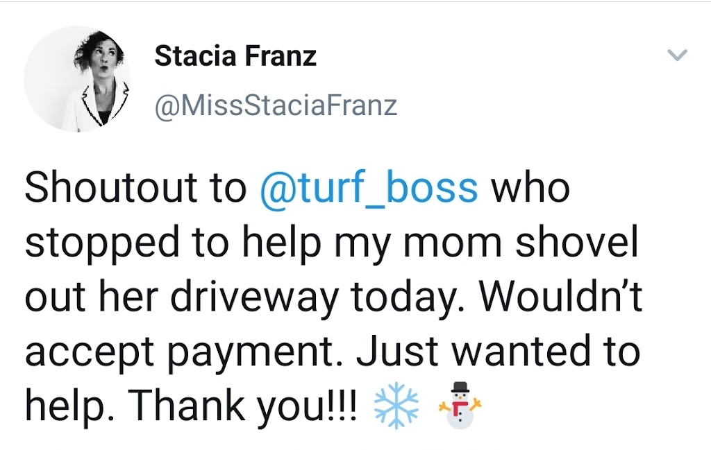 Turf Boss | 1 Yvette St, Oakbank, MB R0E 1J1, Canada | Phone: (204) 805-0787