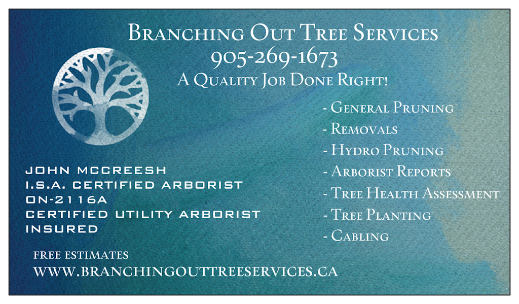 Branching Out Tree Services | 10 Pochon Ave, Port Hope, ON L1A 2X9, Canada | Phone: (905) 269-1673