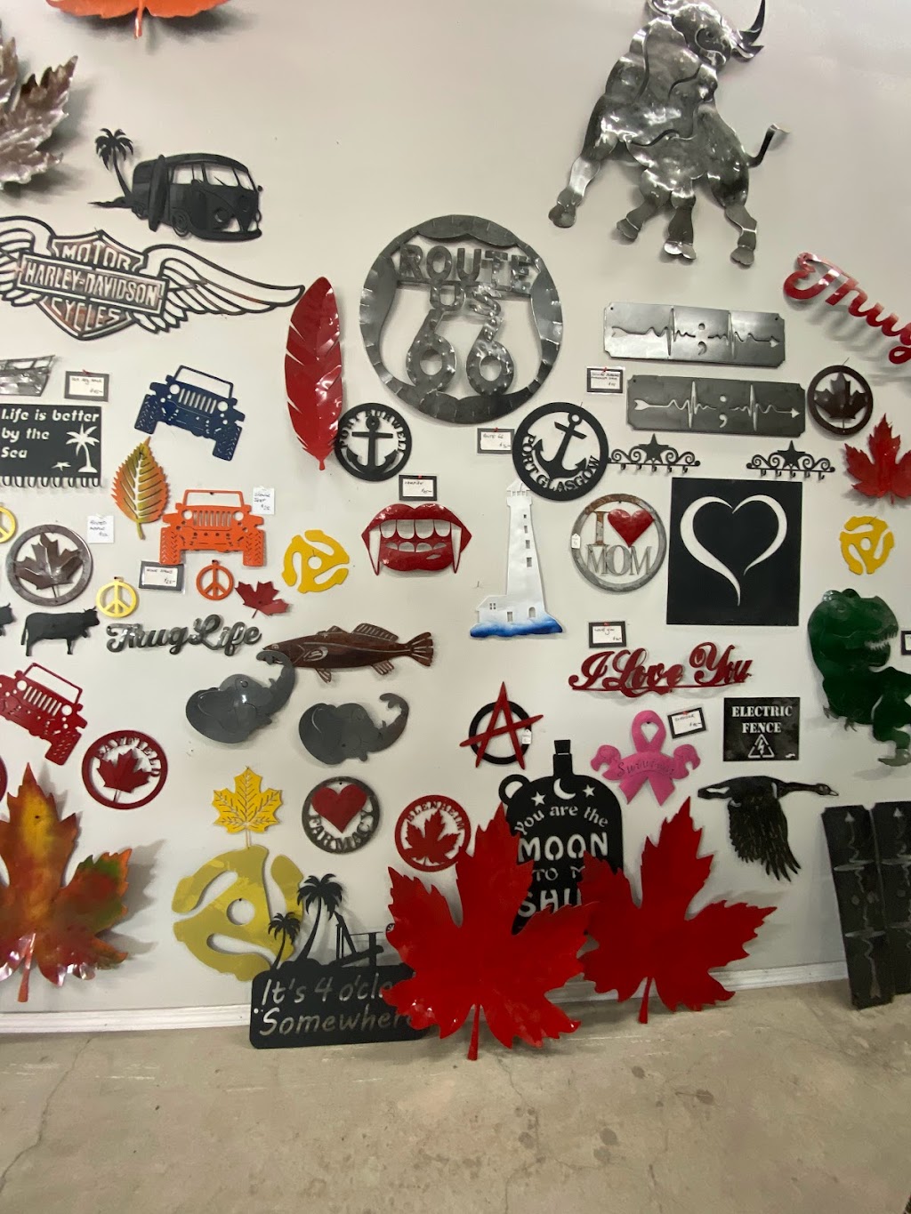 Cooks Custom Metal Art and Signs | 22360 Pioneer Line, Rodney, ON N0L 2C0, Canada | Phone: (519) 785-3033