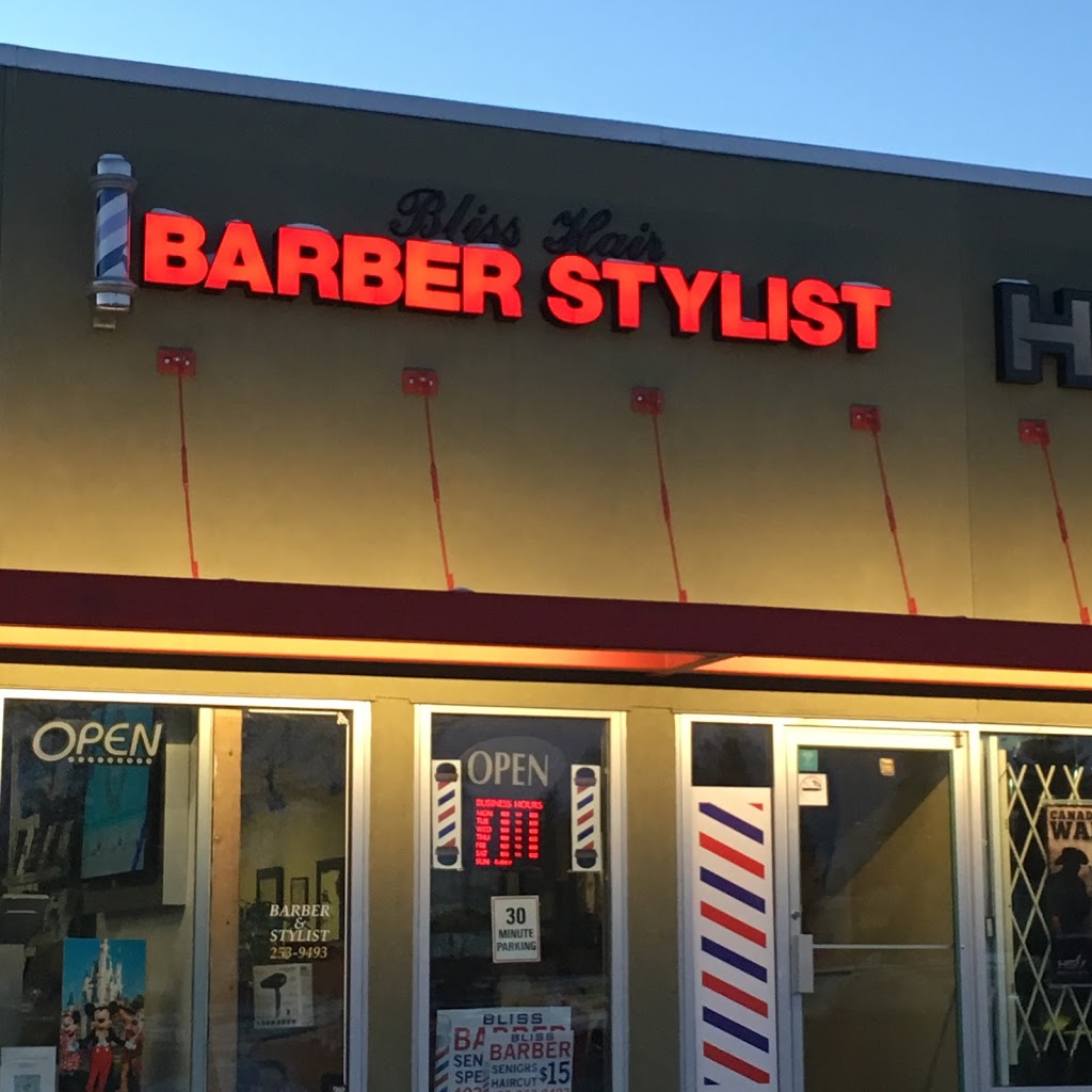 Bliss Hair Barber Stylist | 10233 Elbow Dr SW # 127, Calgary, AB T2W 1E8, Canada | Phone: (403) 253-9493