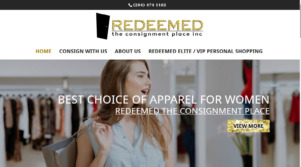 Redeemed The Consignment Place | 410 Academy Rd, Winnipeg, MB R3N 0B9, Canada | Phone: (204) 474-1182