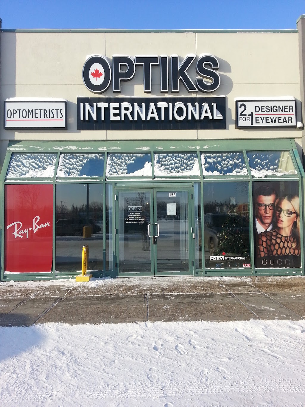 Optiks International (NW Edmonton) | 156 Mayfield Common Northwest, Edmonton, AB T5P 4B3, Canada | Phone: (780) 481-8245