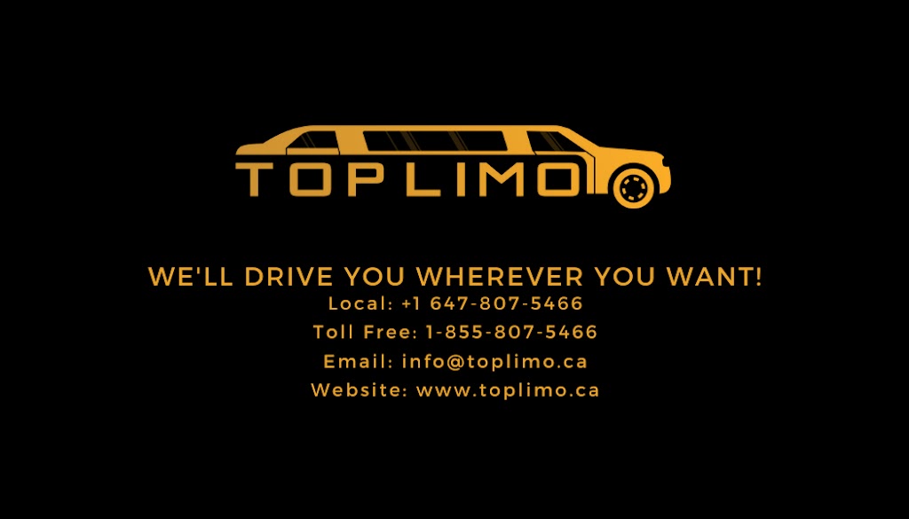 Top Limo Waterloo | 108 Foamflower Pl, Waterloo, ON N2V 0G9, Canada | Phone: (647) 807-5466