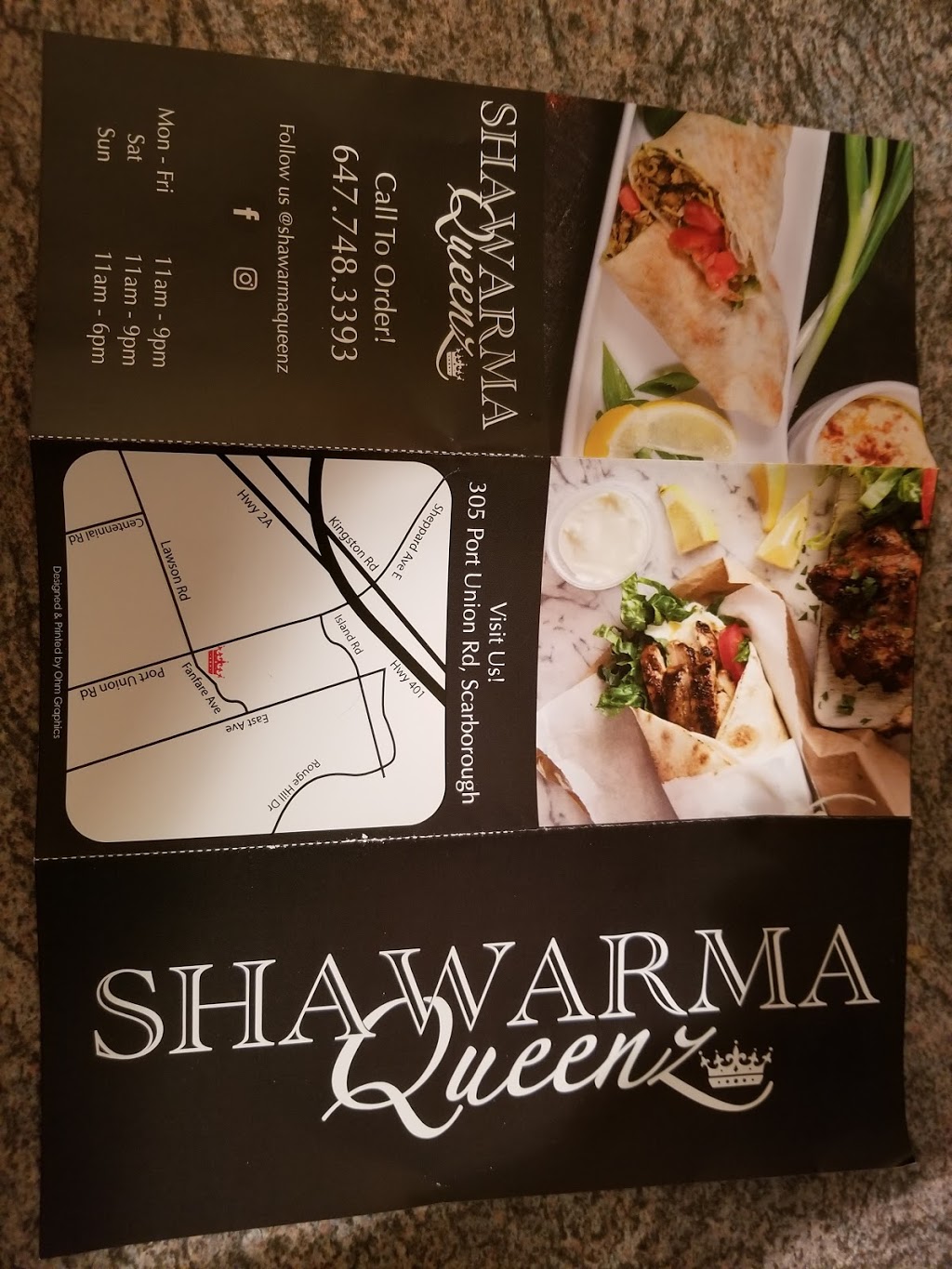 Shawarma Queenz | 311 Port Union Rd, Scarborough, ON M1C 2L5, Canada | Phone: (647) 748-3393