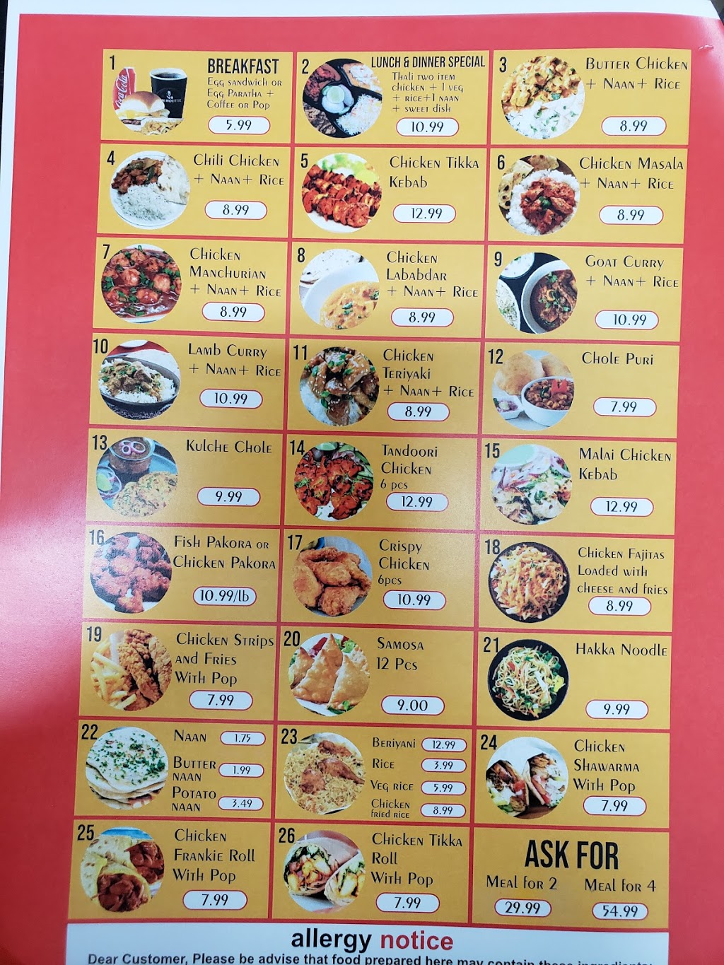 Paul Indian masala curry takeout | 5512 7th Ave, Regina, SK S4T 0S7, Canada | Phone: (306) 791-6363