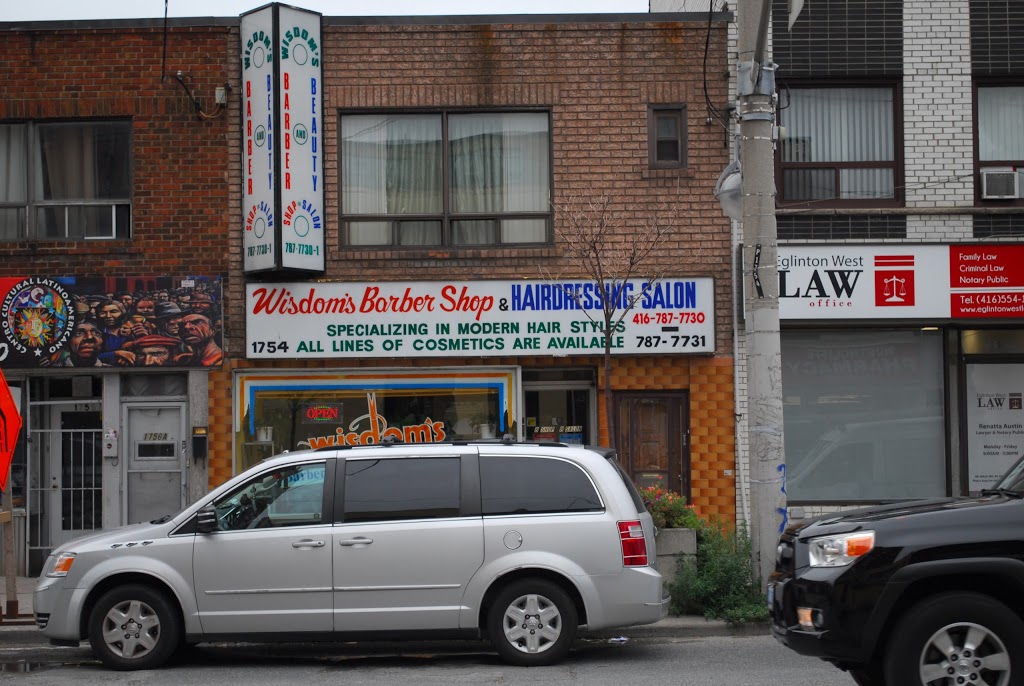 Wisdoms Barber Shop & Beauty Salon | 1754 Eglinton Ave W, York, ON M6E 2H6, Canada | Phone: (416) 787-7731