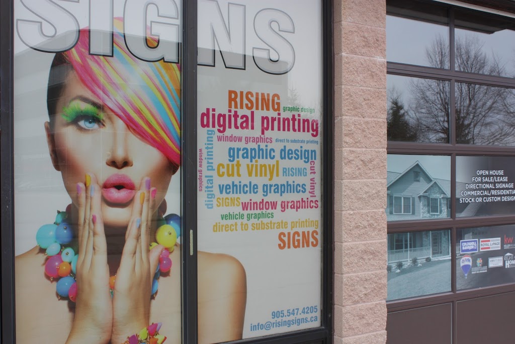 Rising Signs | 230 Anchor Rd #5, Hamilton, ON L8W 3R2, Canada | Phone: (905) 547-4205