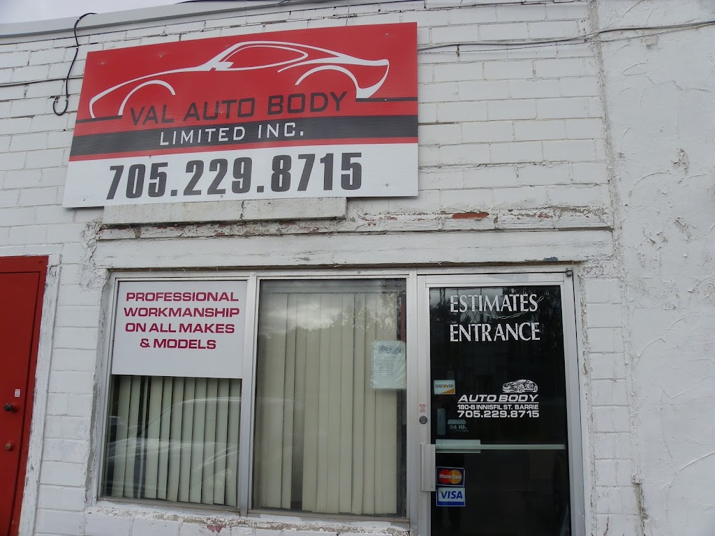 Val Autobody Limited | 180 Innisfil St unit B, Barrie, ON L4N 3E7, Canada | Phone: (705) 229-8715