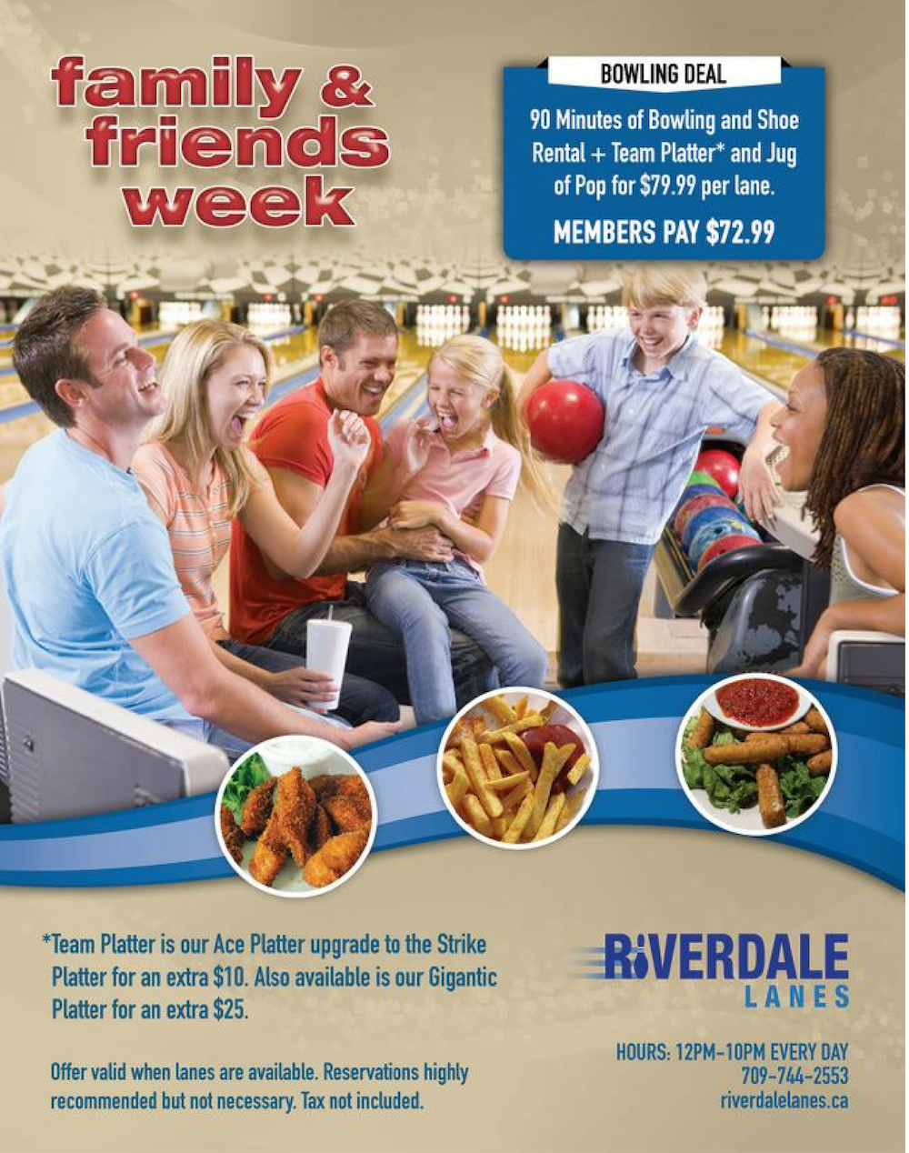 Riverdale Lanes | 939 Conception Bay Hwy, Conception Bay South, NL A1X 3H1, Canada | Phone: (709) 744-2553