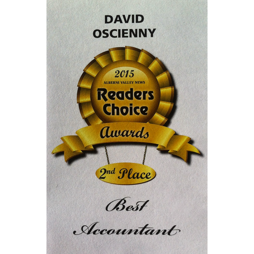 David Oscienny CPA, CA | 3245 3rd Ave, Port Alberni, BC V9Y 4C9, Canada | Phone: (250) 723-2471