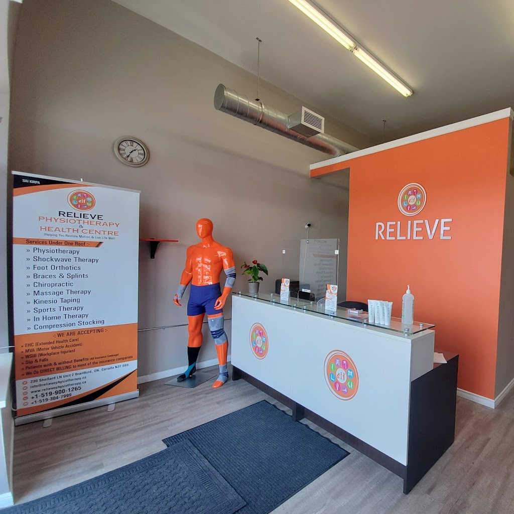 Relieve Physiotherapy and Health Centre - West Brantford | 230 Shellard Ln Unit 2, Brantford, ON N3T 0B9, Canada | Phone: (519) 900-1265