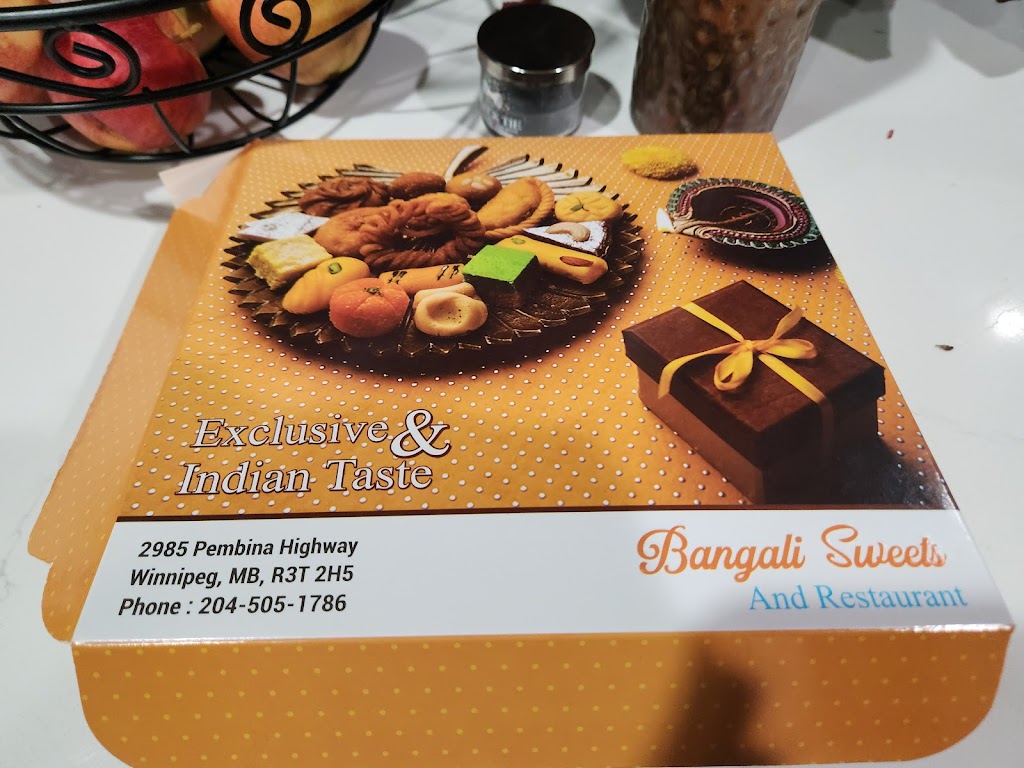 Bangali Sweets & Restaurant | 2985 Pembina Hwy, Winnipeg, MB R3T 2H5, Canada | Phone: (204) 505-1786