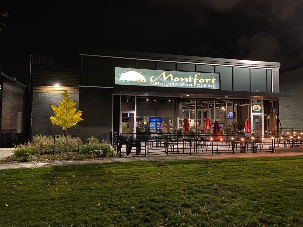 Montfort Mediterranean Cuisine Restaurant - Trafalgar | 430 Iroquois Shore Rd, Oakville, ON L6H 1M3, Canada | Phone: (905) 845-7937