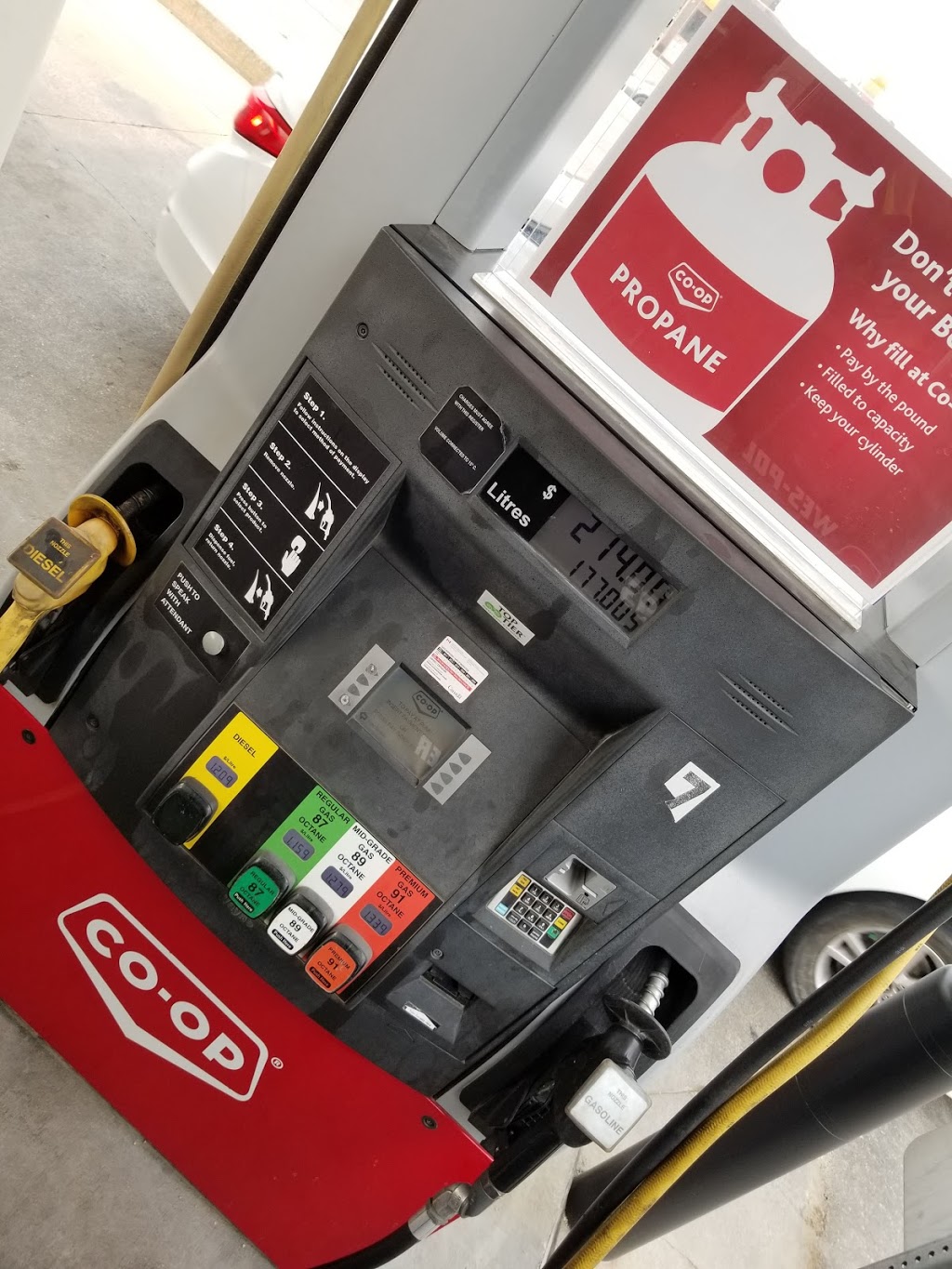 Co-op Gas Bar | 1600 Regent Ave W, Winnipeg, MB R2C 3B5, Canada | Phone: (204) 668-8498