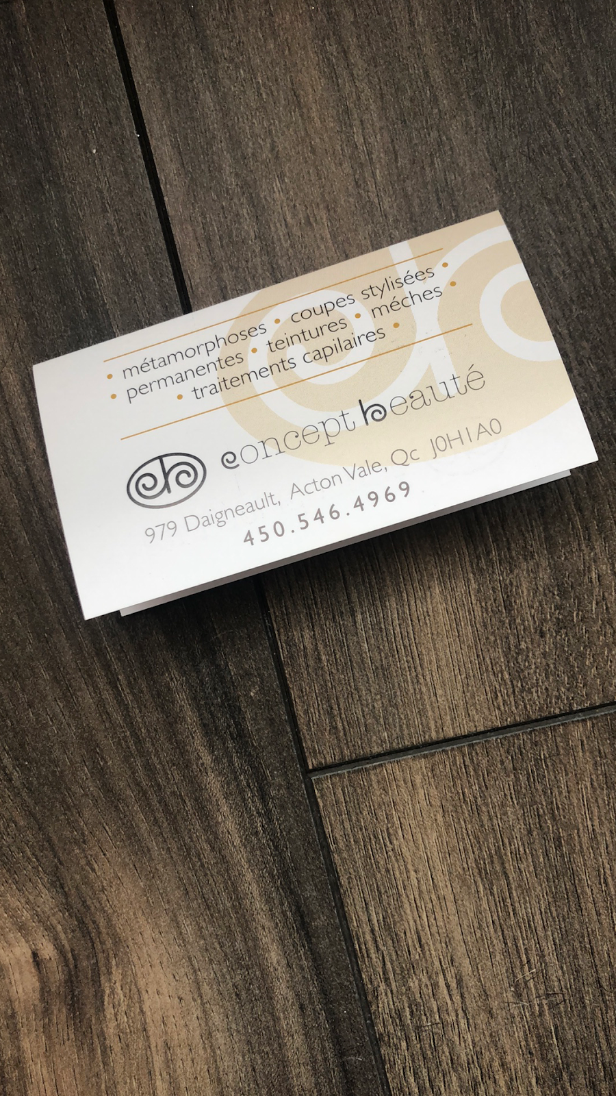 Concept Beauté Enr | 979 Rue Daigneault, Acton Vale, QC J0H 1A0, Canada | Phone: (450) 546-4969