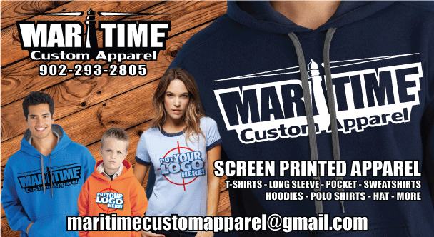 Maritime Custom Apparel | 7 Snow White Dr, Lake Echo, NS B3E 1C5, Canada | Phone: (902) 293-2805