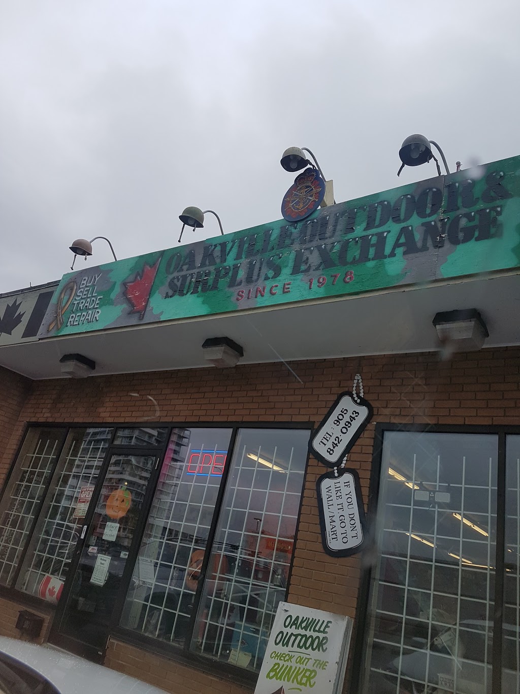 Oakville Outdoors & Surplus Exchange | 130 Speers Rd, Oakville, ON L6K 2E7, Canada | Phone: (905) 842-0943