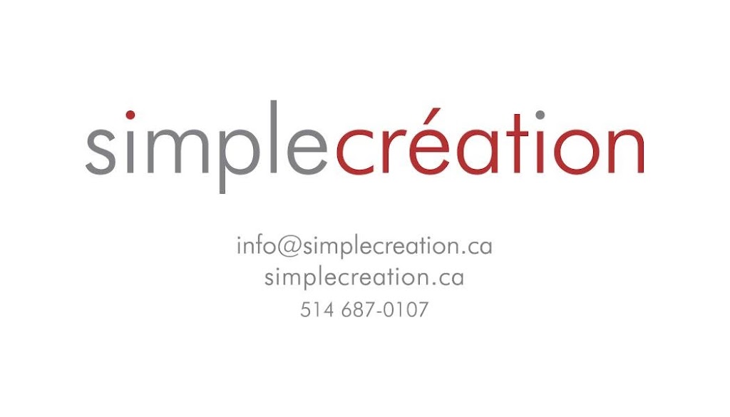 Simple Création | 671 Rue Omer Boucher, Saint-Ambroise-de-Kildare, QC J0K 1C0, Canada | Phone: (514) 687-0107